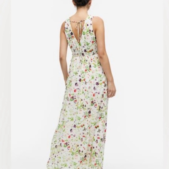 H & M Floral Mama Maternity Sleeveless Maxi Dress - Picture 3 of 6